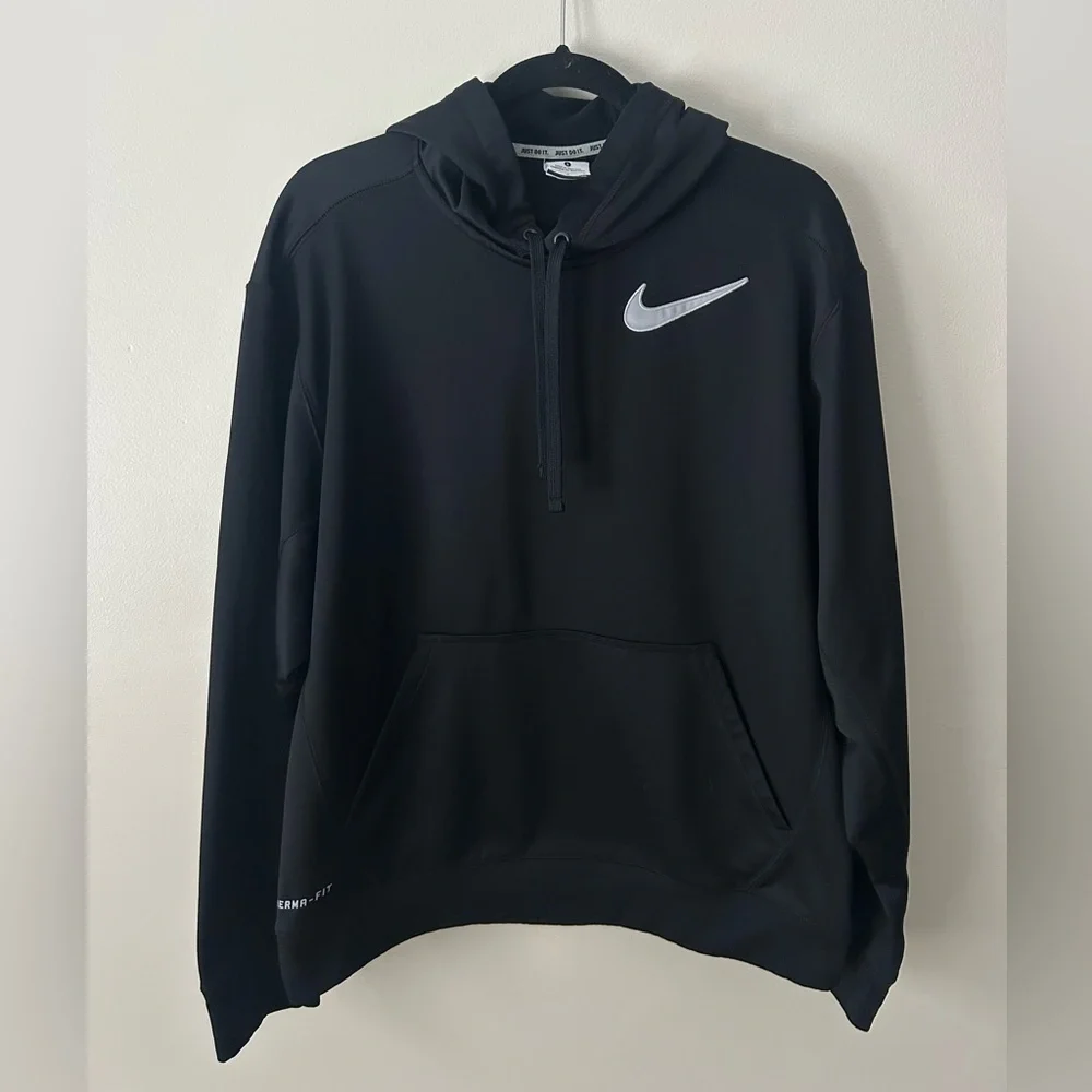 Nike Black Pullover with Silver Swoosh